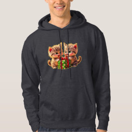 Sudadera **Gatitos Adorables Luchando por un Regalo – Diver