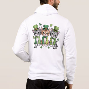 Sudadera Gatitos afortunados del día de San Patricio-47474
