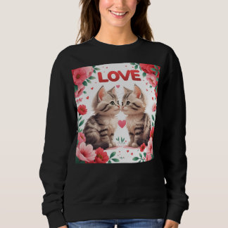 Sudadera Gatitos enamorados un dulce amor