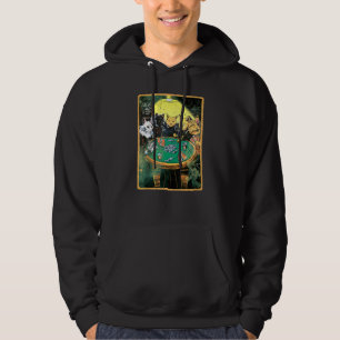Sudadera Gatitos fumetas jugando póquer Para póquer felin