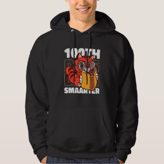 Sudadera Gato 100 días más inteligente para la escuela