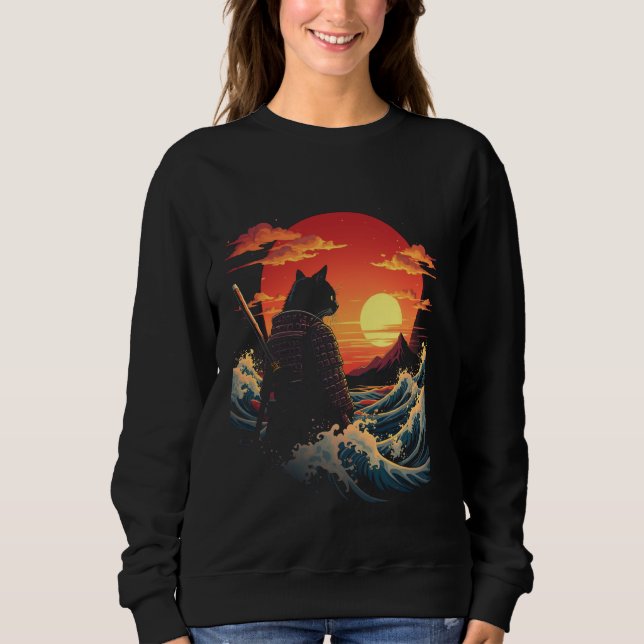 Sudadera Gato 1 de Samurai (Anverso)