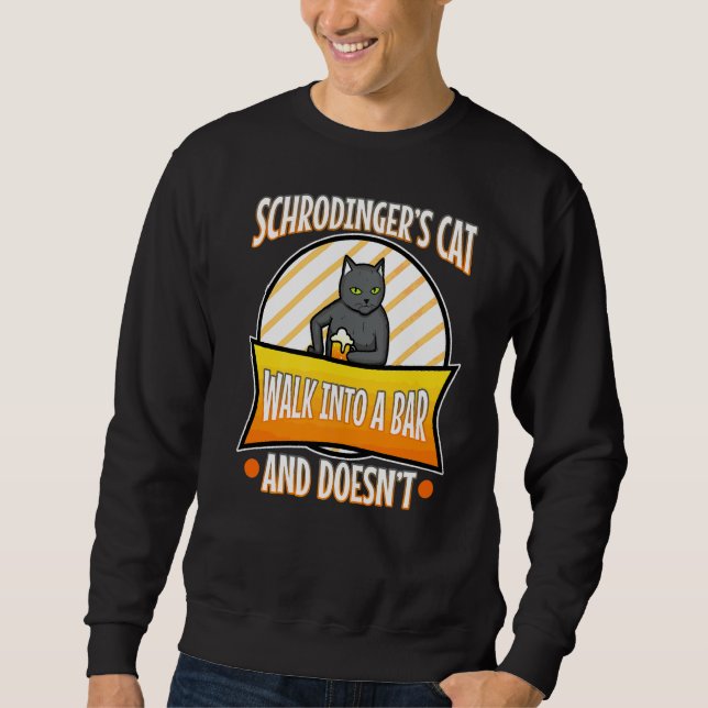 Sudadera Gato 4 de Schrodinger (Anverso)