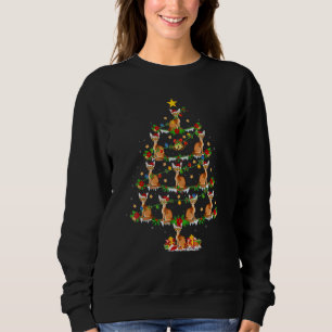 Sudadera Gato Abisinio Luces de Navidad Abisinio Navidad T
