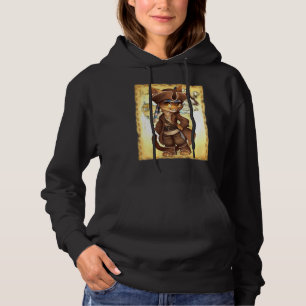 Sudadera Gato Adorable Vestido Como Un Tesoro Pirata M