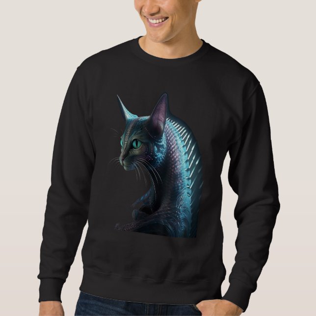 Sudadera Gato Alien (Anverso)