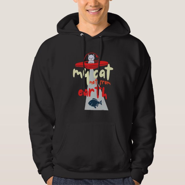 Sudadera Gato Alien (Anverso)