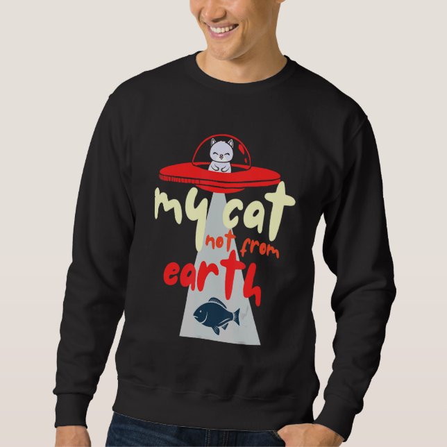 Sudadera Gato Alien (Anverso)