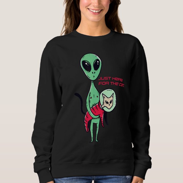 Sudadera Gato Alien (Anverso)