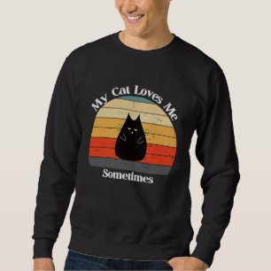 Sudadera Gato Amo a Mi Gato Mi Gato Me Ama