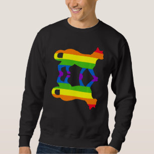 Sudadera Gato animal de derechos humanos Lgbtq Orgullo gay