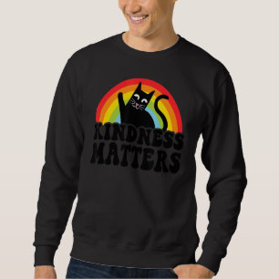 Sudadera Gato Anti Abuso De La Amabilidad Del Arcoiris Impo