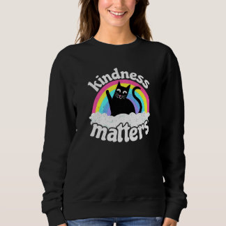 Sudadera Gato Anti Acoso Arcoíris Amabilidad Importa Sped T