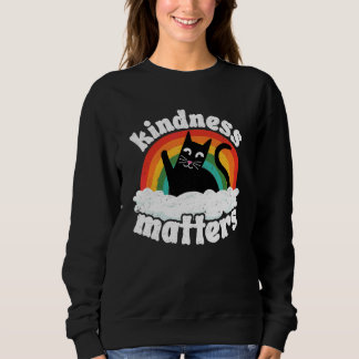 Sudadera Gato Anti Acoso Arcoíris Amabilidad Importa Sped T