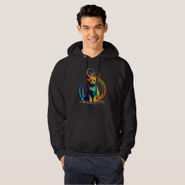 Sudadera Gato arcoiris - Arte de gato colorido y divertido