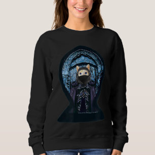 Sudadera Gato Asesino Ninja Siamés Punta de Llama Guerra