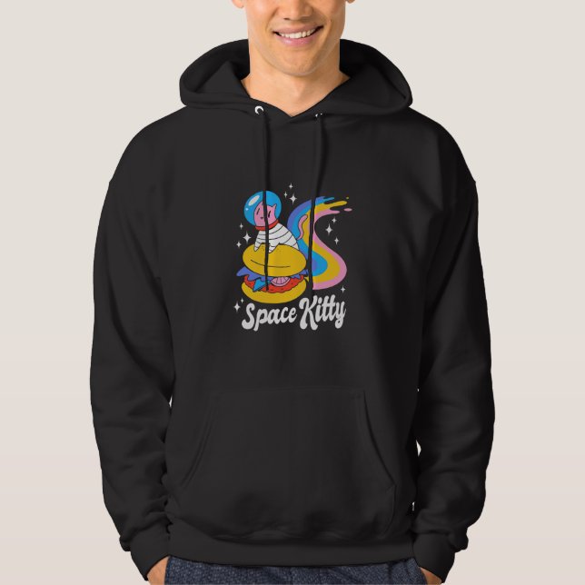Sudadera Gato astronauta espacial (Anverso)