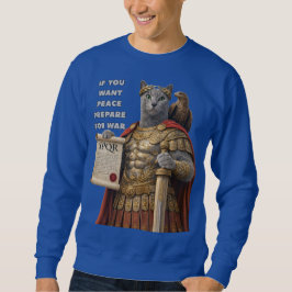 Sudadera Gato Azul César Ruso
