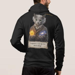 Sudadera Gato Azul Ruso Einstein - Imaginación