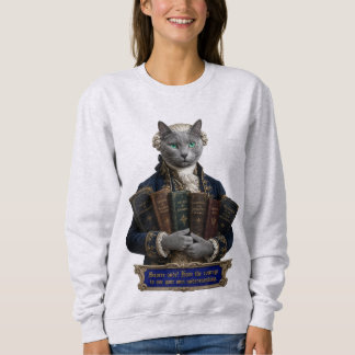 Sudadera Gato Azul Ruso Immanuel Kant