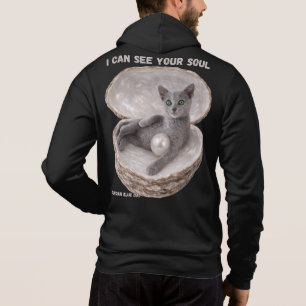 Sudadera Gato Azul Ruso - Puedo ver tu alma