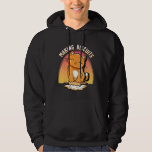 Sudadera Gato Baking Biscuits Cat Pastry Chef Shirt