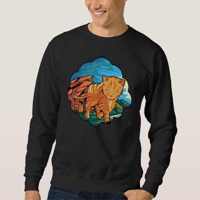 Sudadera Gato Bengal 1 (Anverso)