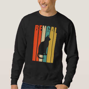 Sudadera Gato bengalí vintage felino gato gatito gatito gat