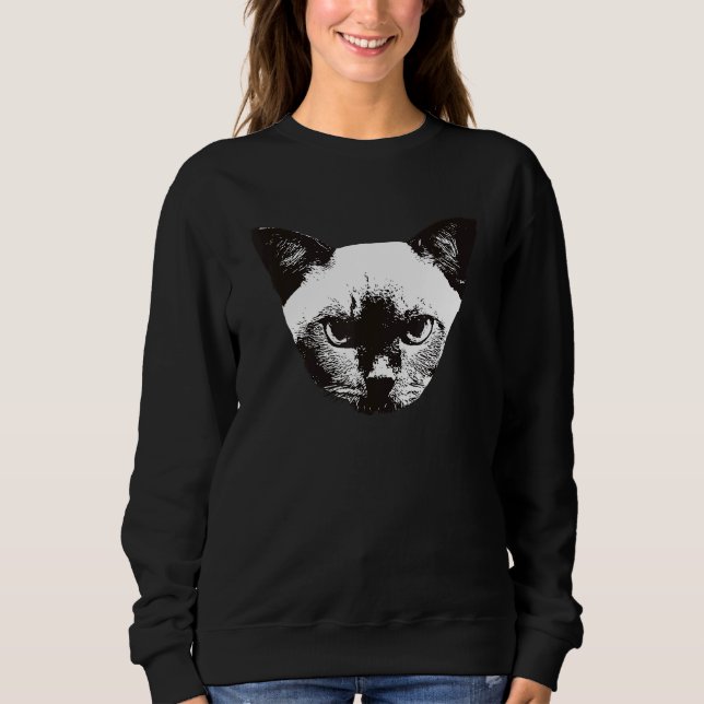 Sudadera Gato birmano (Anverso)