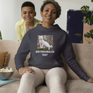 Sudadera Gato Blanco Ucrania Elegante en Foto de Mascota Pe