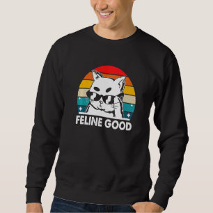 Sudadera Gato Bueno Cita Positiva Felina Gatito 1