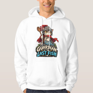 Sudadera Gato Caballero Divertido y Sassy que Guarda Pescad
