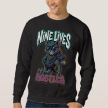 Gato callejero urbano de nueve vidas y estafador