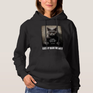 Sudadera Gato Captura De Mugabe Me Hizo Hacerlo Gato Gris