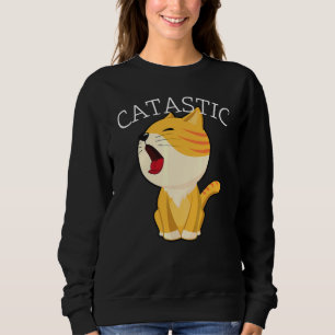 Sudadera Gato Catastrófico Maúlla Gatito Gatos Mamá Gato y