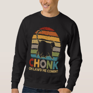 Sudadera Gato Chonk Oh Lawy Viene El Gato Gato Gatito Vinta
