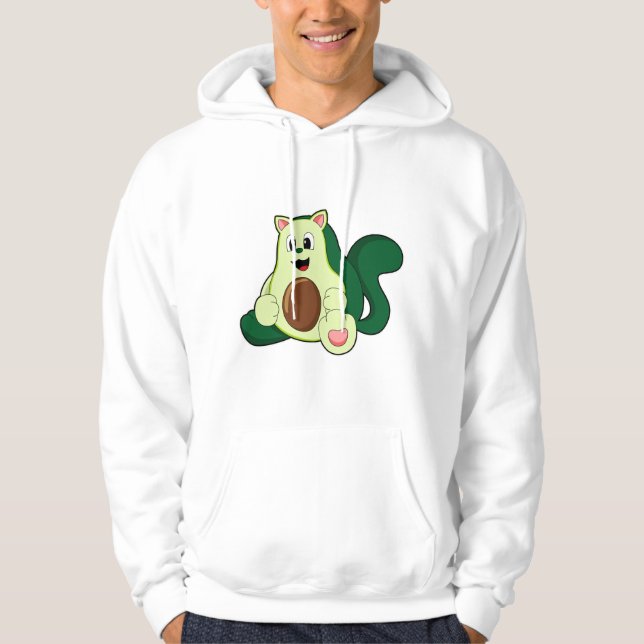Sudadera Gato como aguacate (Anverso)