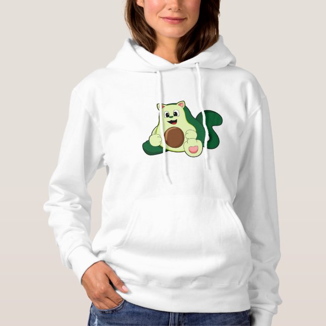 Sudadera Gato como aguacate (Anverso)