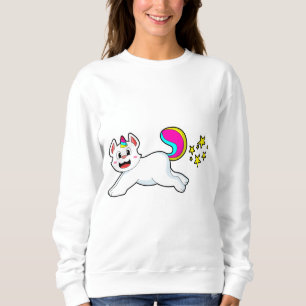 Sudadera Gato como unicornio