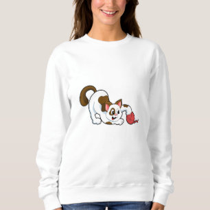 Sudadera Gato con bola de lana