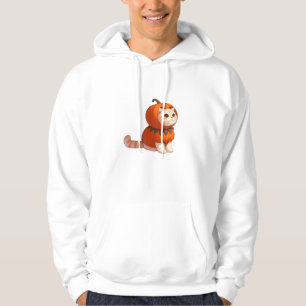 Sudadera Gato con calabaza disfrazado para Halloween