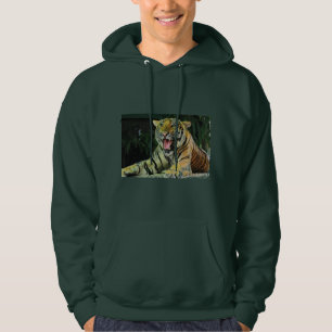Sudadera gato con estampado de tigre personalizado Aniversa