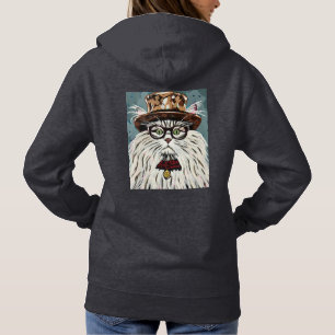 Sudadera Gato con gorra y gafas