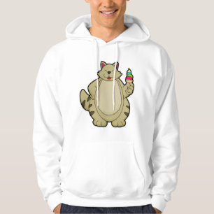 Sudadera Gato con helado Waffle