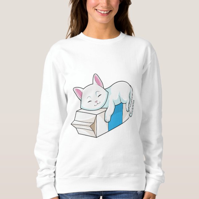 Sudadera Gato con leche (Anverso)