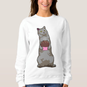 Sudadera Gato con Muffin