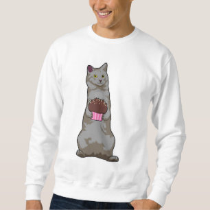 Sudadera Gato con Muffin