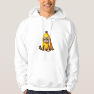 Sudadera Gato con traje bananero