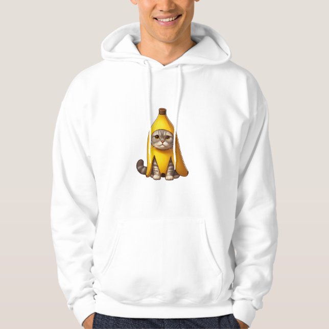Sudadera Gato con traje bananero (Anverso)