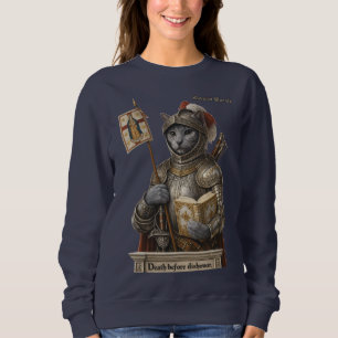 Sudadera Gato Conquistador Blue Ruso – Honor y Legado
